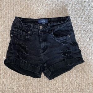 Aeropostale Black Jean Shorts